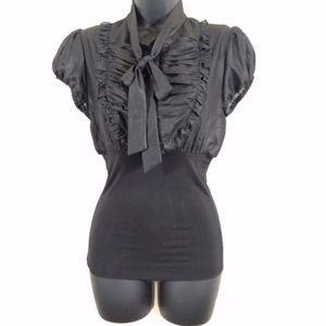 Voxx Pussie Bow Blouse